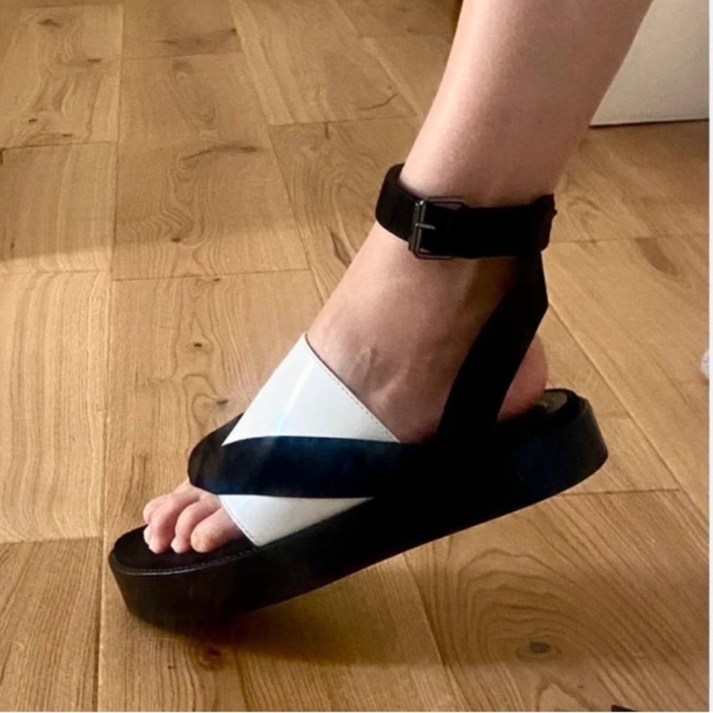 Ellery Chiyoko wooden sandals NEW